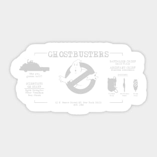 Ghostbusters Inc. Sticker